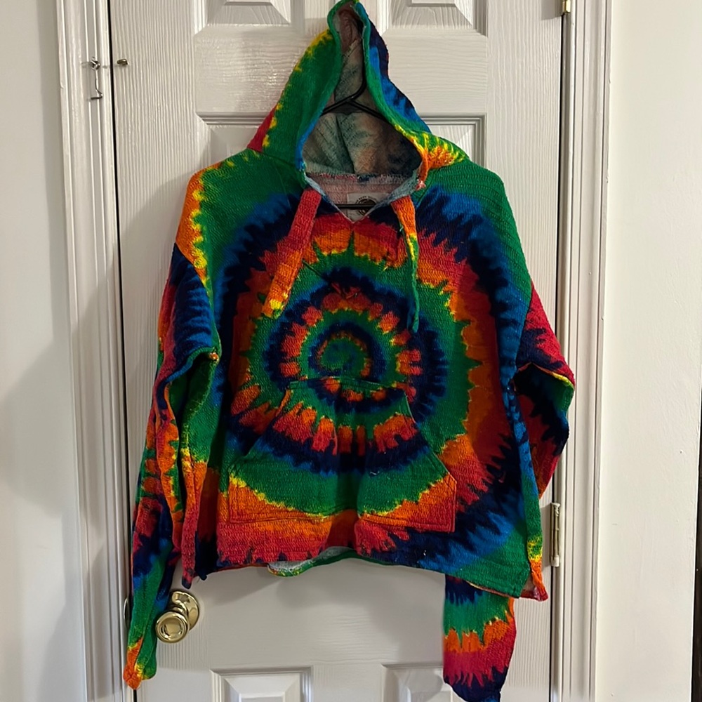 Earth Ragz tie dye hoodie S
